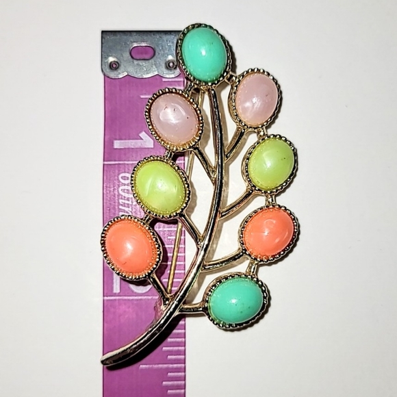 SARAH COVENTRY "CANDY LAND" PASTEL PIN BROOCH 1970s - Picture 4 of 6